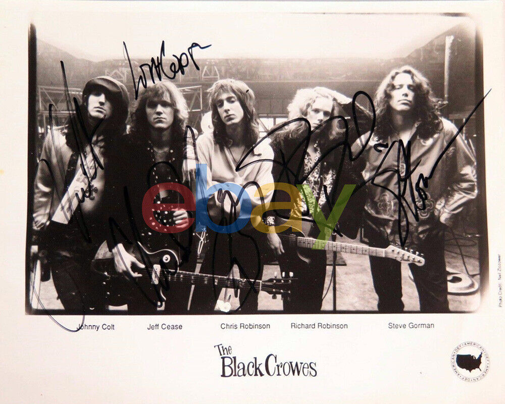 The Black Crows Band Autographed 8x10 Signed Photo Poster painting reprint