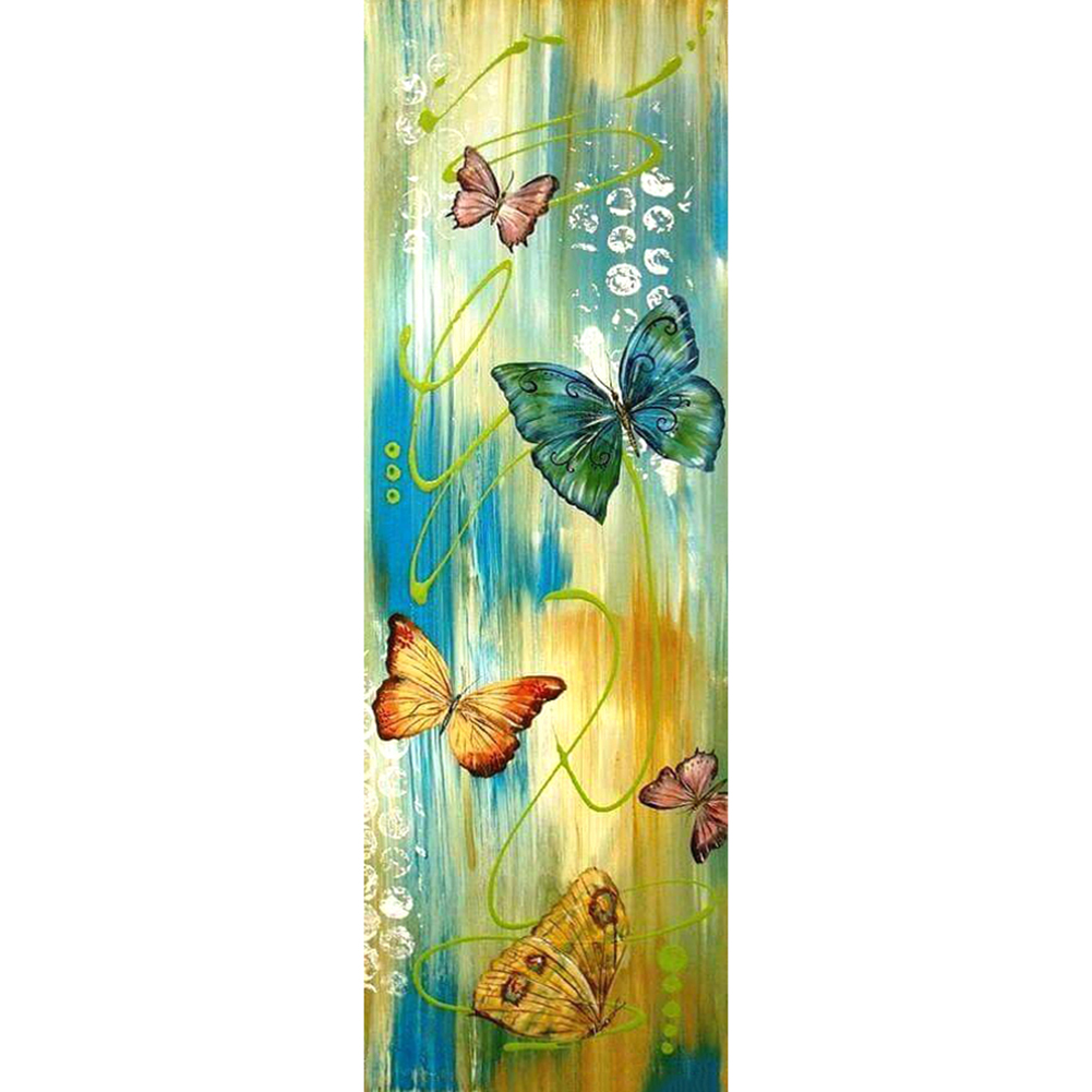 

30*80CM - Round Drill Diamond Painting - Butterfly (Big Size), 501 Original
