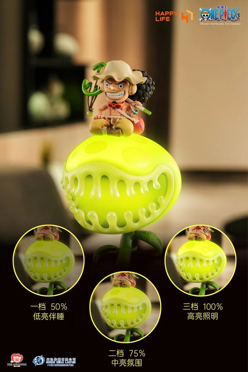 Licensed Squeeze Little Usopp Touch Night Lamp with LED - ONE
