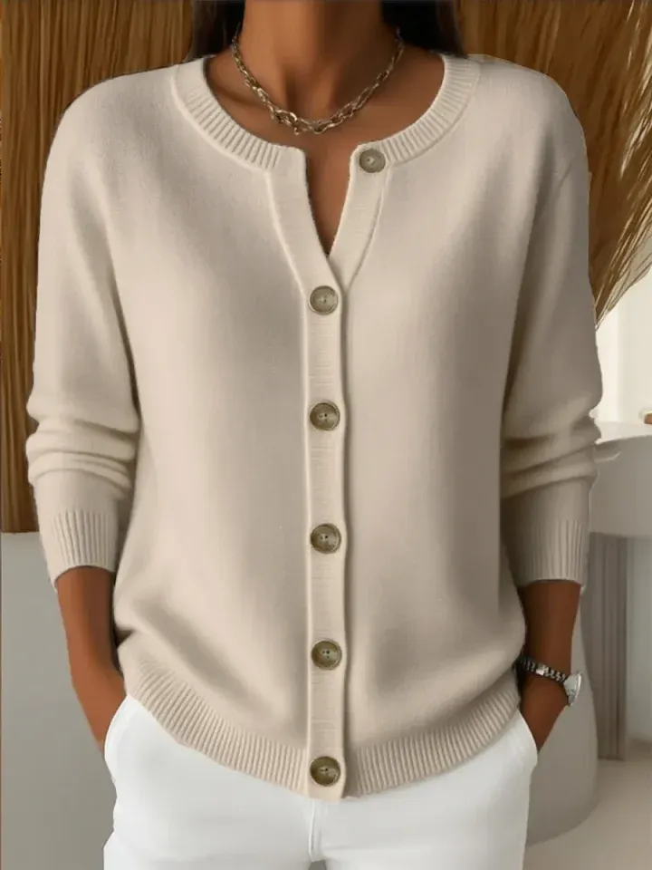 Cozy Casual Button-up Cardigan Sweater