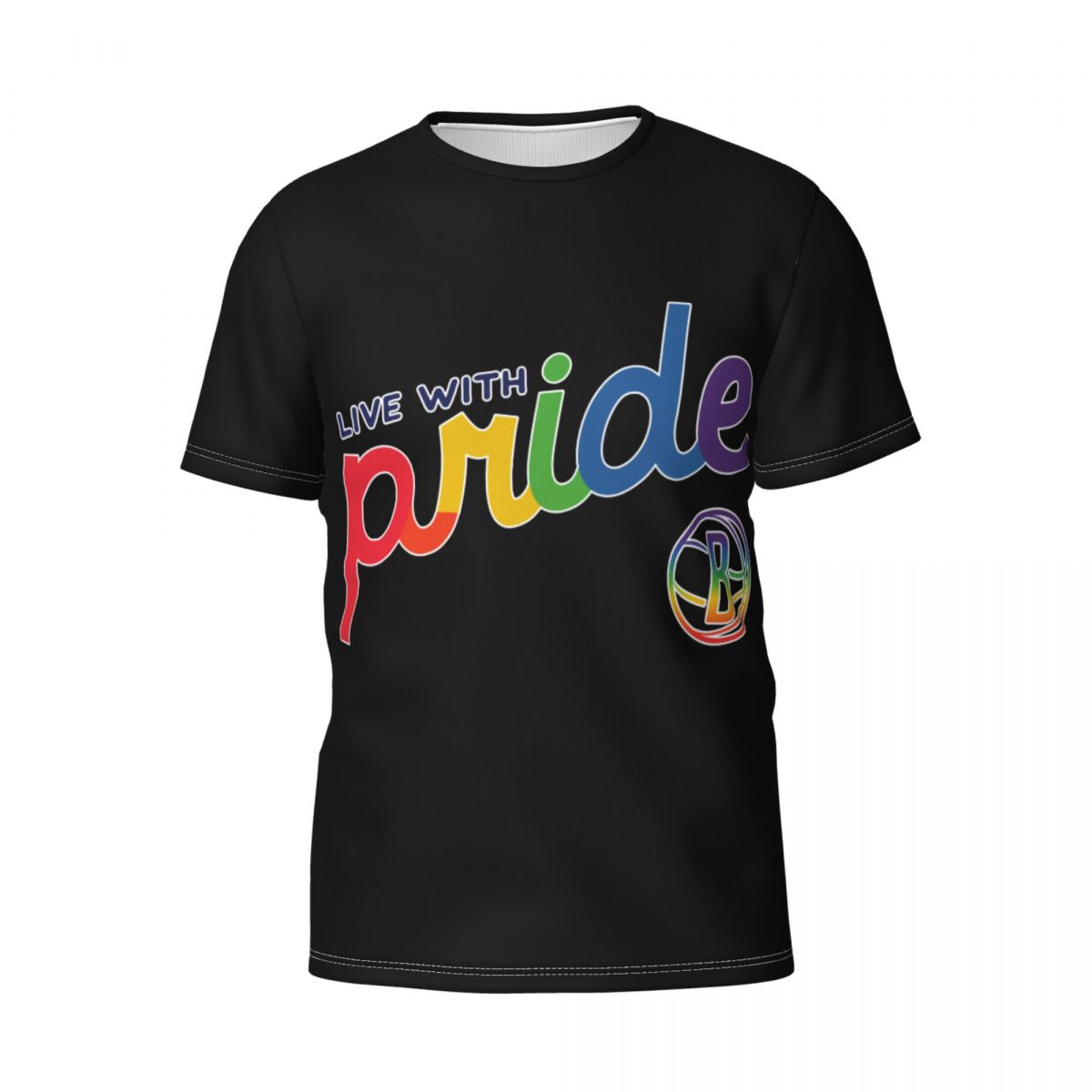 Brooklyn Nets Live With Pride T-Shirt Men's