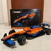 1:8 F1 Formula Super Racing Car Assembling Building Blocks Toy Sports Car--1432pcs