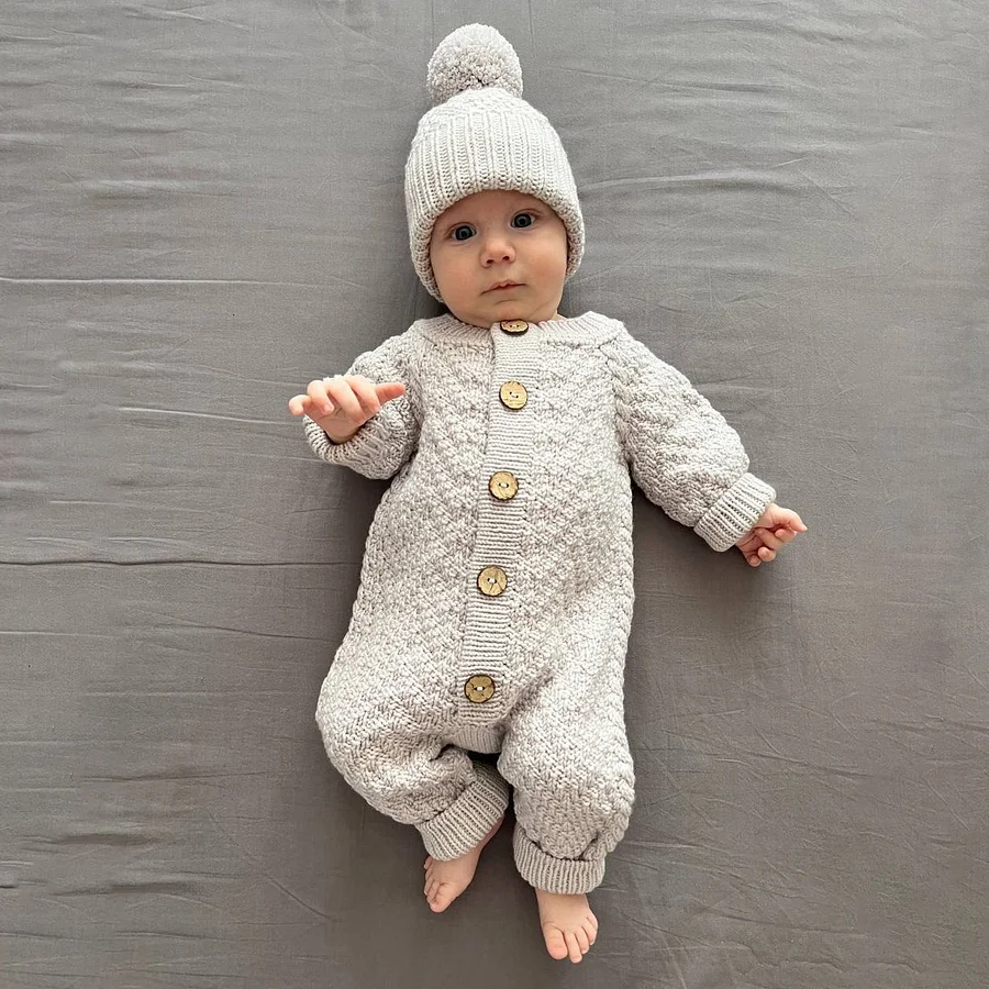 ロンパース・カバーオール Apolina Baby Joan Romper - Pink Sand ロンパース・カバーオール Apolina Baby Joan Romper Pink Sand