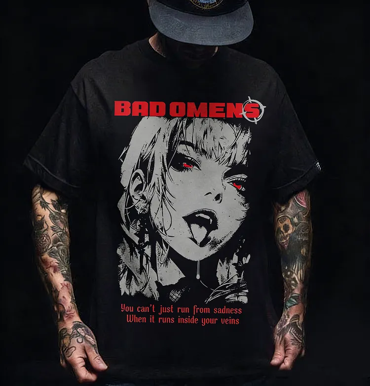 ad Omens Printed Men's T-shirt