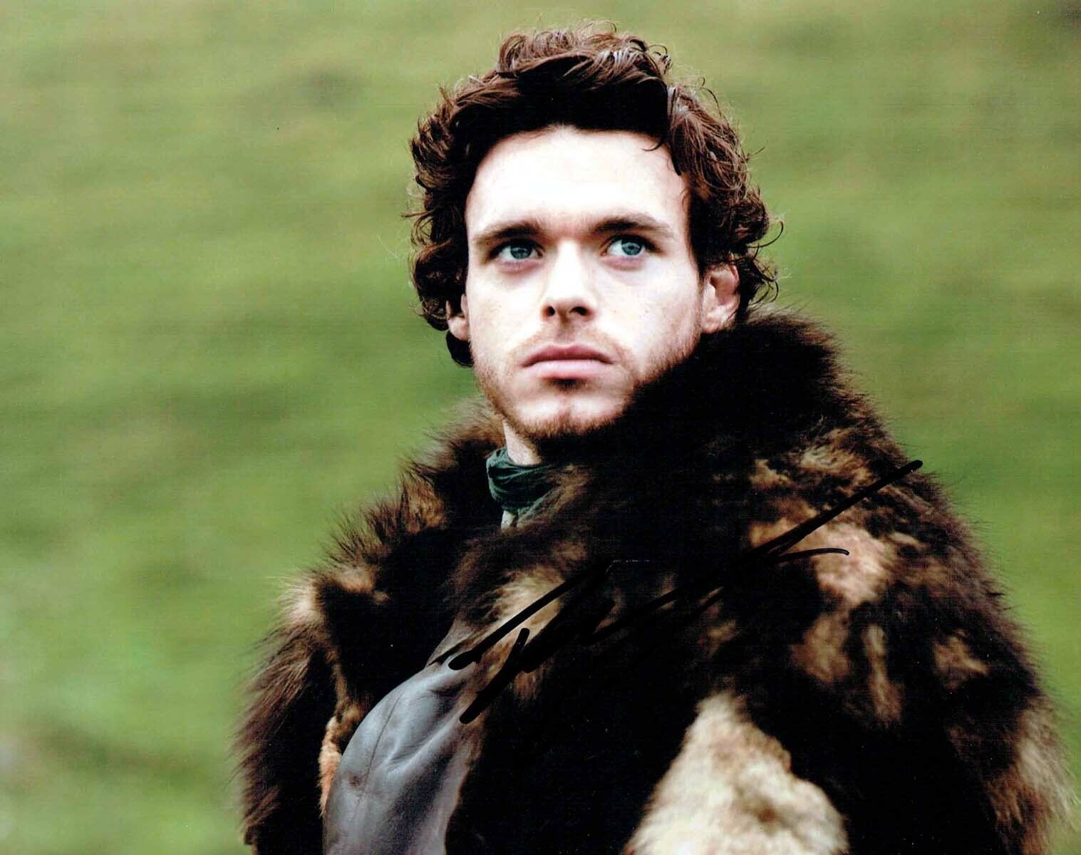 Richard MADDEN SIGNED Autograph RARE Photo Poster painting AFTAL COA Robb STARK Game of Thrones