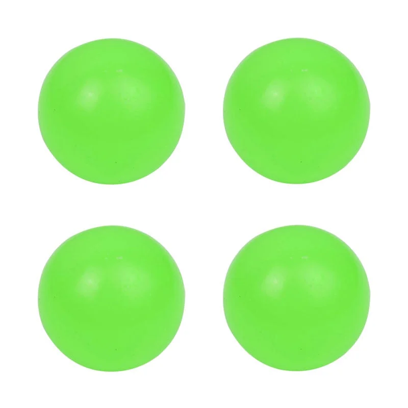 4.5cm Luminous Balls High Bounce Glowing Stress Ball Sticky Wall Home Party Decoration Kids Gift Anxiety Toy Glow in the Dark