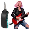 Wireless Guitar Transmitter Receiver Long Battery Life Instrument Wireless Transmitter Plug and Play 220 Rotatable for Guitar Bass Electric Instruments