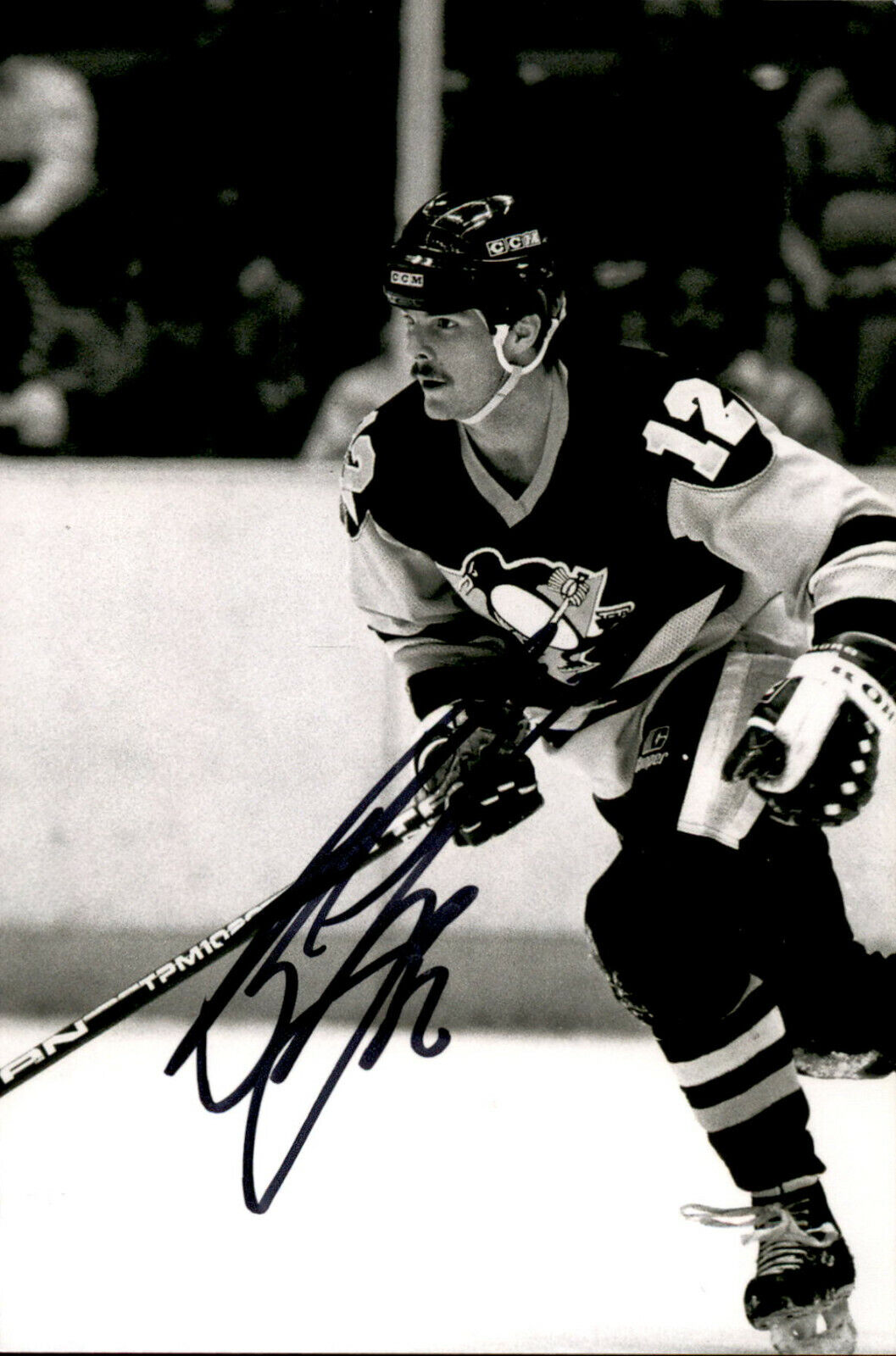 Bob Errey SIGNED autographed 4x6 Photo Poster painting PITTSBURGH PENGUINS #6