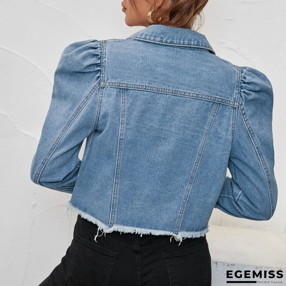 Fashion Lapel Jeans Casual Short Coat Autumn and Winter | EGEMISS