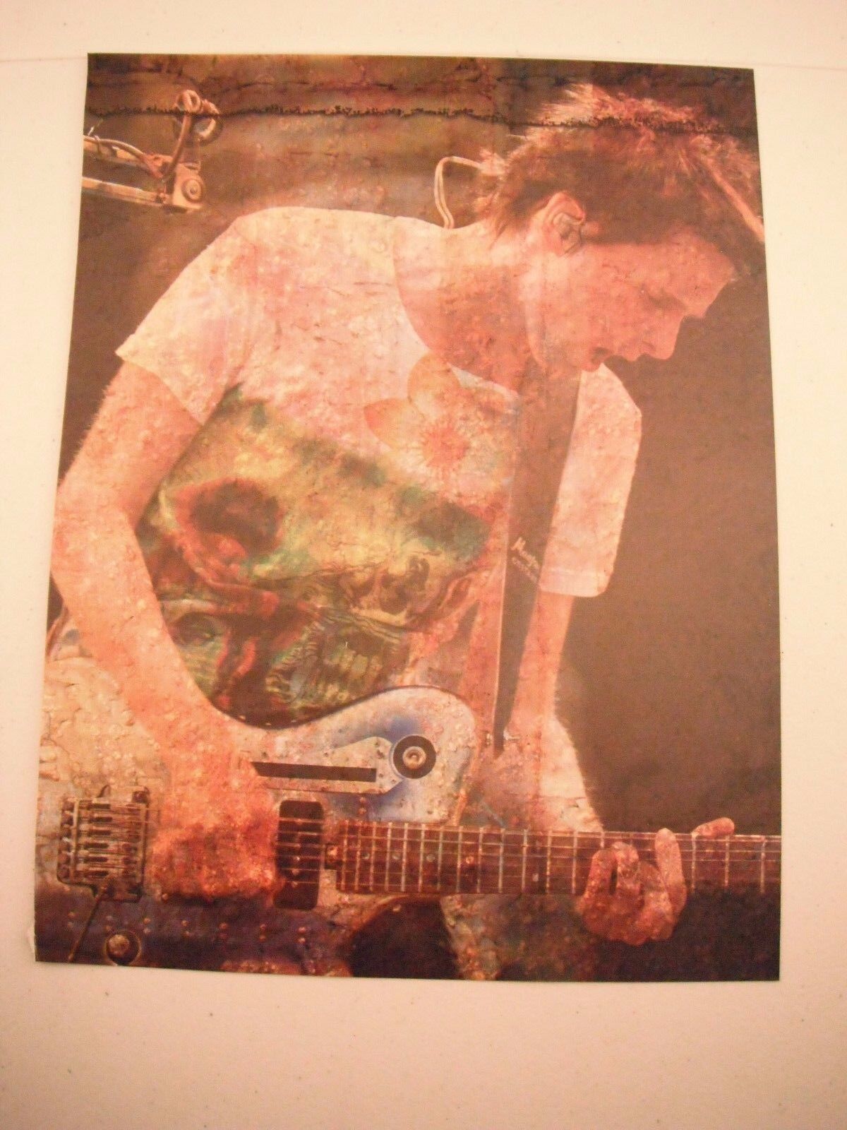 Matthew Bellamy Guitarist 12x9 Coffee Table Book Photo Poster painting Page