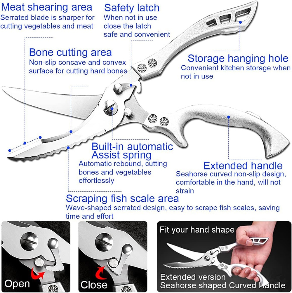 Heavy Duty Stainless Steel BoneCut Scissors