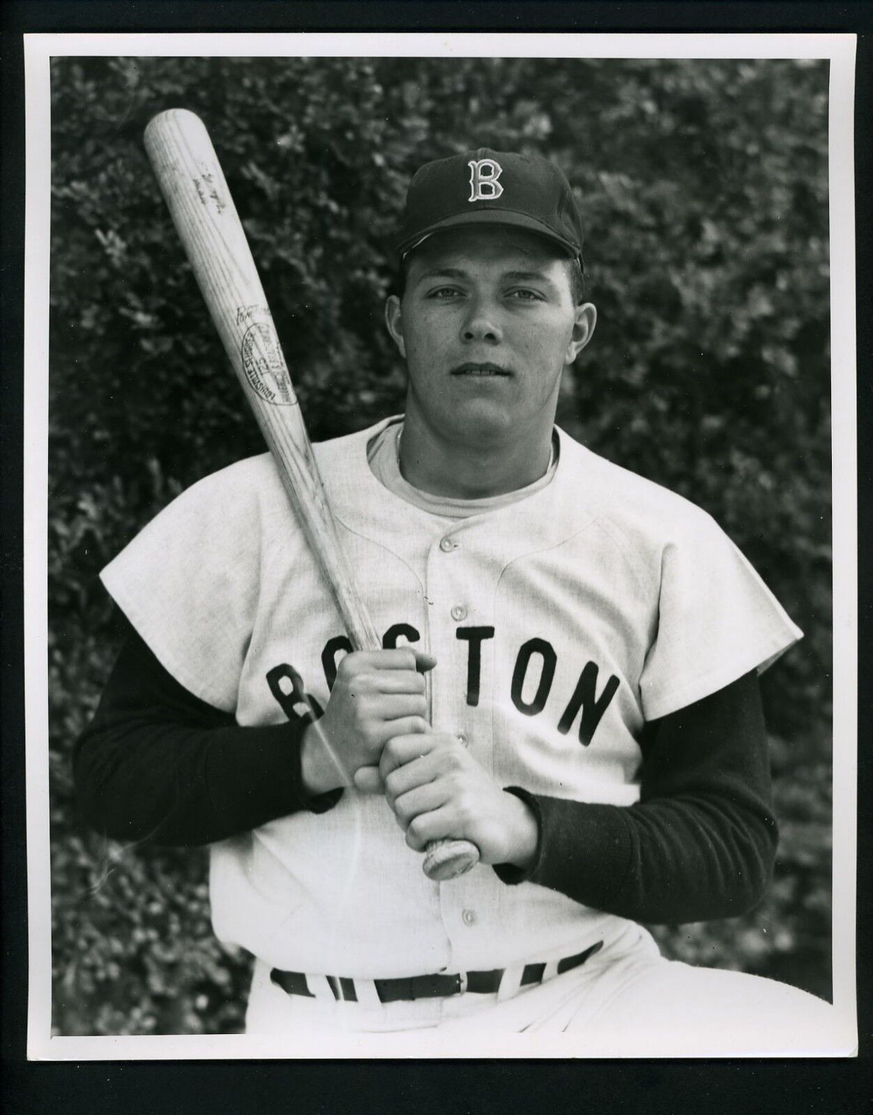 Mike Ryan circa 1960's Press Original Photo Poster painting Boston Red Sox