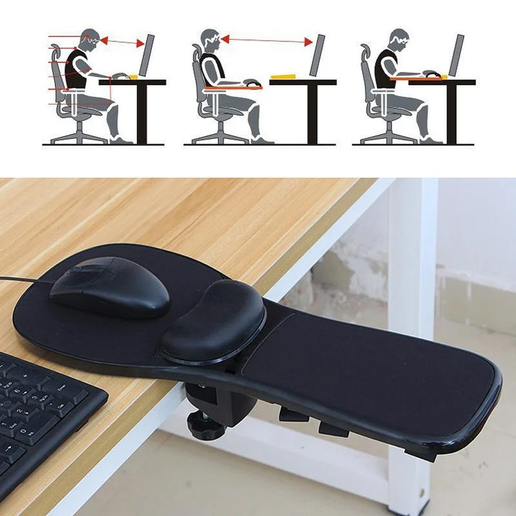 Computer Arm Support Mouse Pad Arm-stand Desk Extender