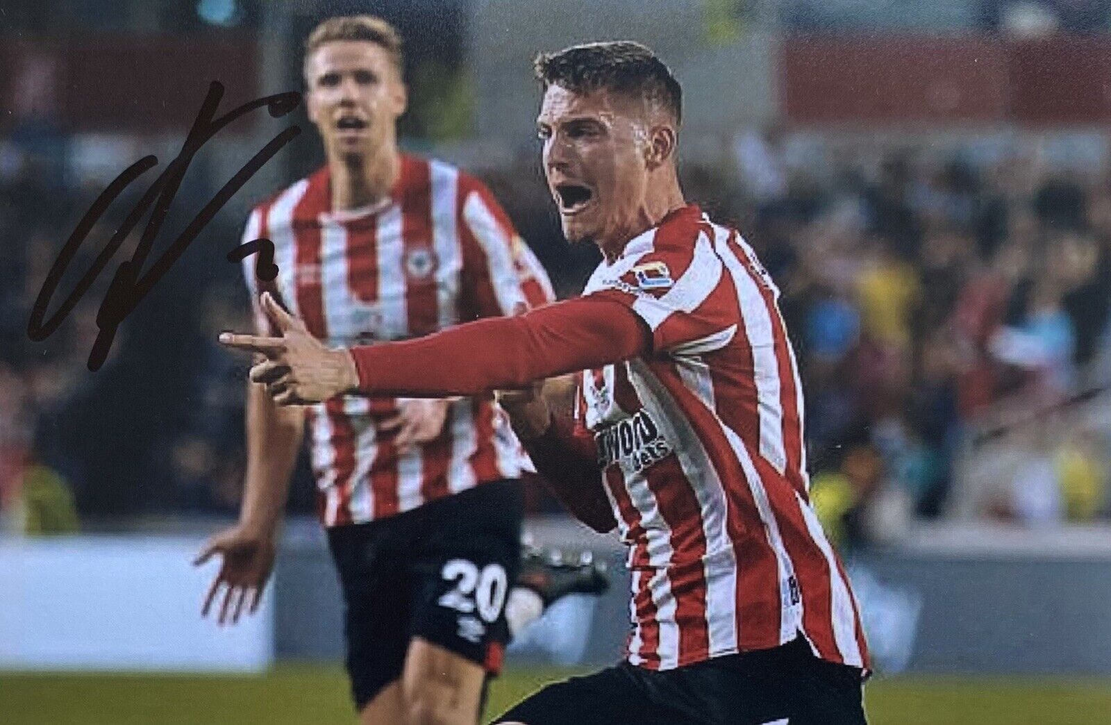 Sergi Canos Genuine Hand Signed Brentford 6X4 Photo Poster painting, See Proof, 3