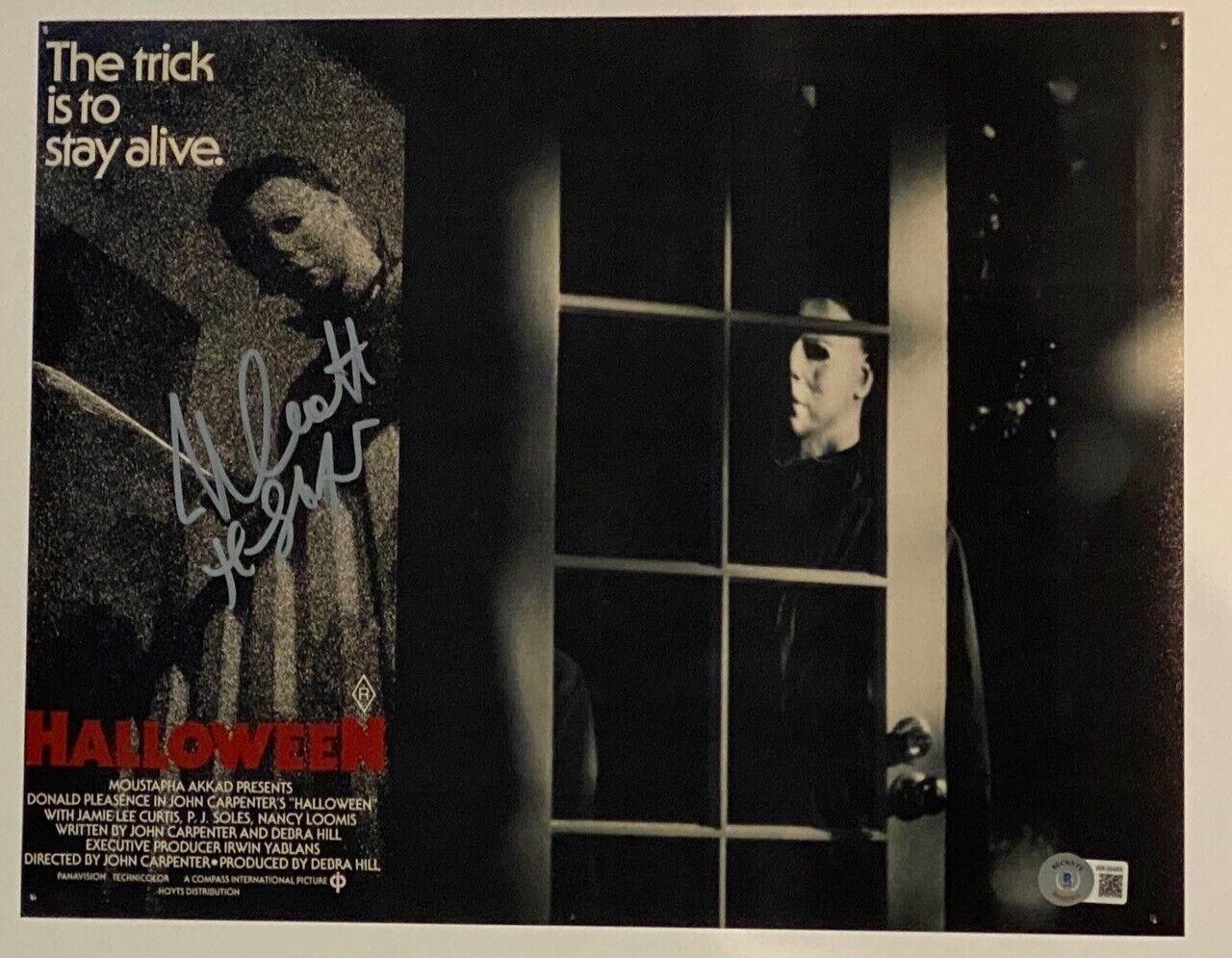 Nick Castle Signed Autographed 11x14 Photo Poster painting Halloween Michael Myers Beckett COA