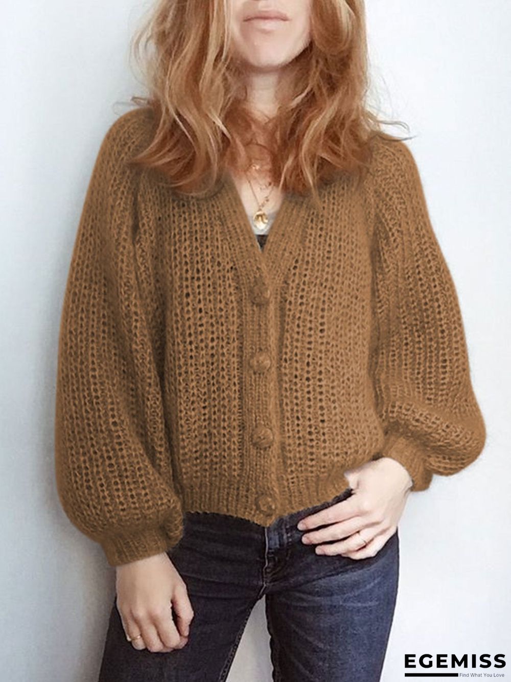 Casual cardigan sweater | EGEMISS