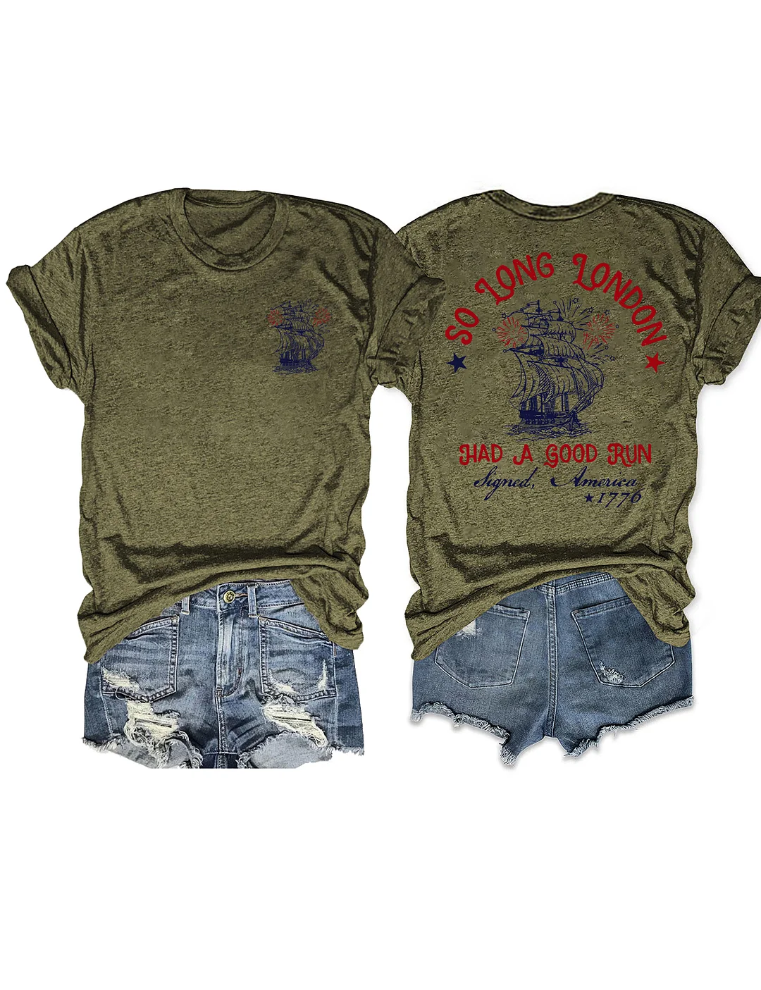 So Long London Had A Good Run Funny 4th Of July T-shirt