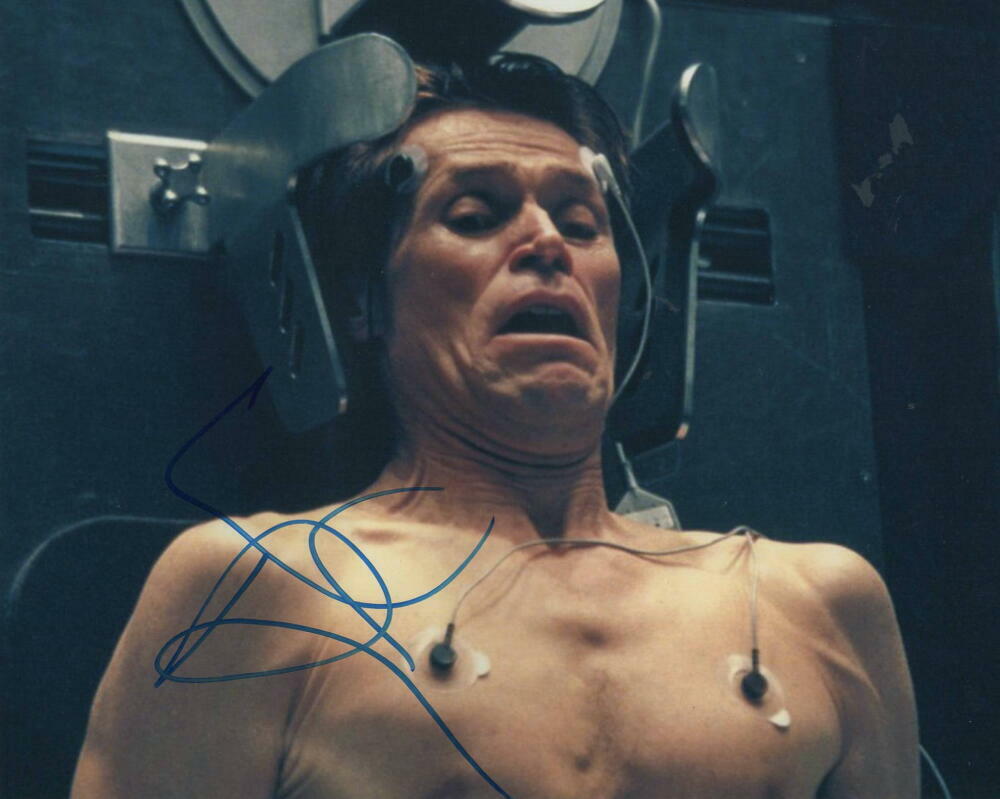 WILLEM DAFOE SIGNED AUTOGRAPH 8x10 Photo Poster painting - NORMAN OSBORN SPIDER-MAN, AQUAMAN