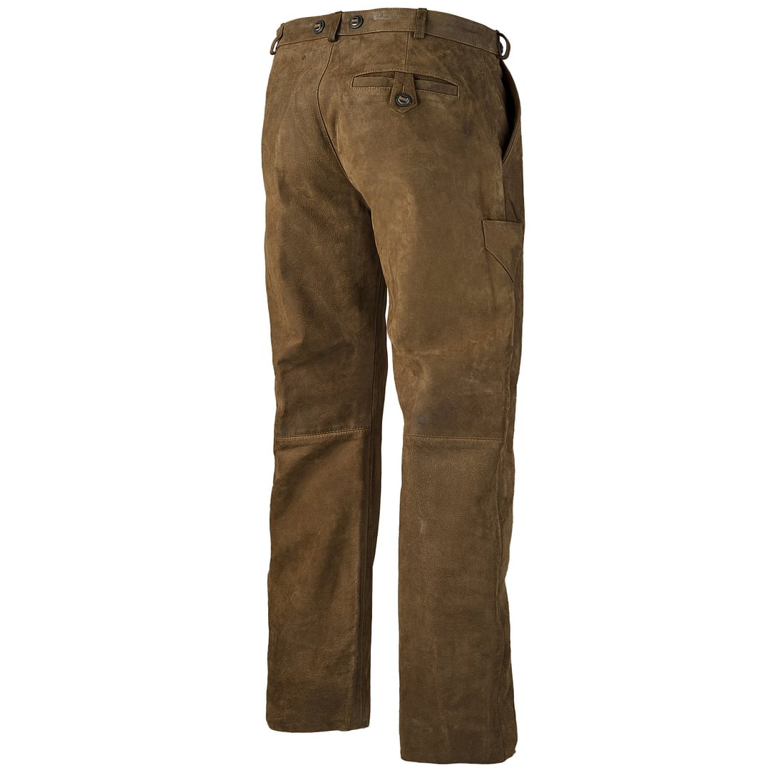 Mens Waterproof And Tear-resistant Hunting Leather Pants