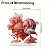 DIY Valentines Day Love Acrylic Special Shaped Diamond Painting Desktop Ornaments