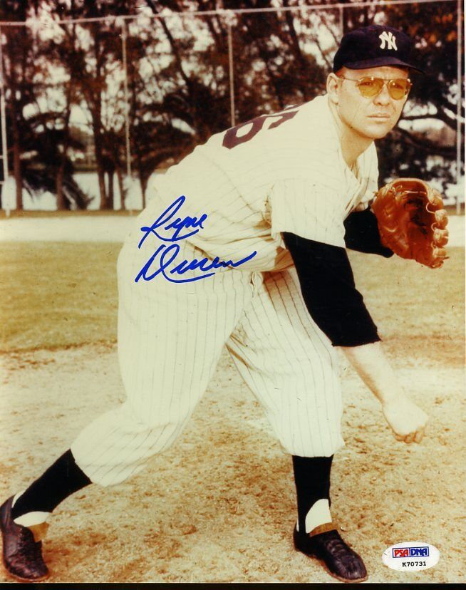 Ryne Ruren Yankees Psa/dna Authenticated Signed 8x10 Photo Poster painting Autograph