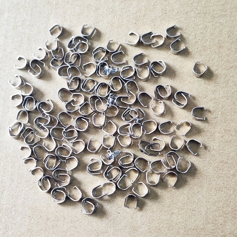 100 Pieces Stainless Steel Geometric Basic