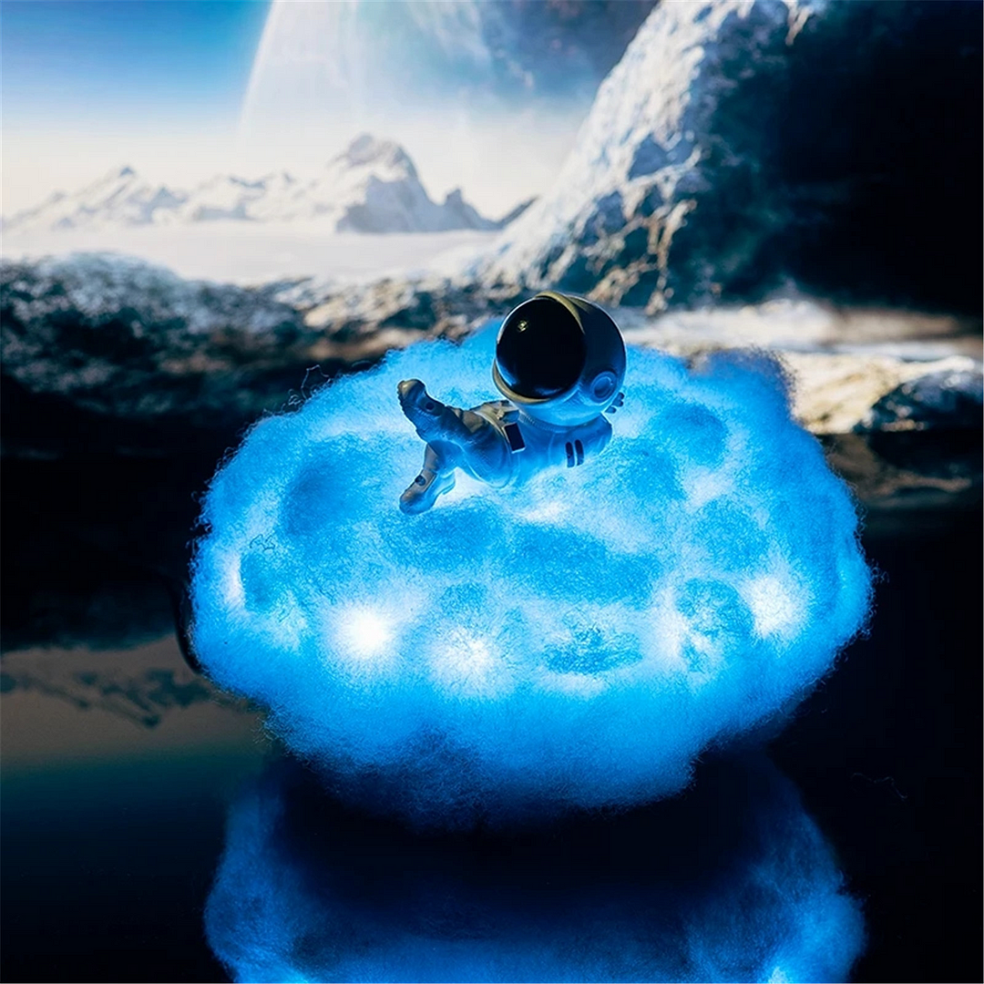 Astronaut Cloud Night Light for Kids, Spaceman Light LED Colorful Clouds Holiday Gifts、14413221362536236236、sdecorshop