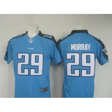 Men's  Titans #29 DeMarco Murray Light Blue Limited Rush Stitched NFL Jersey