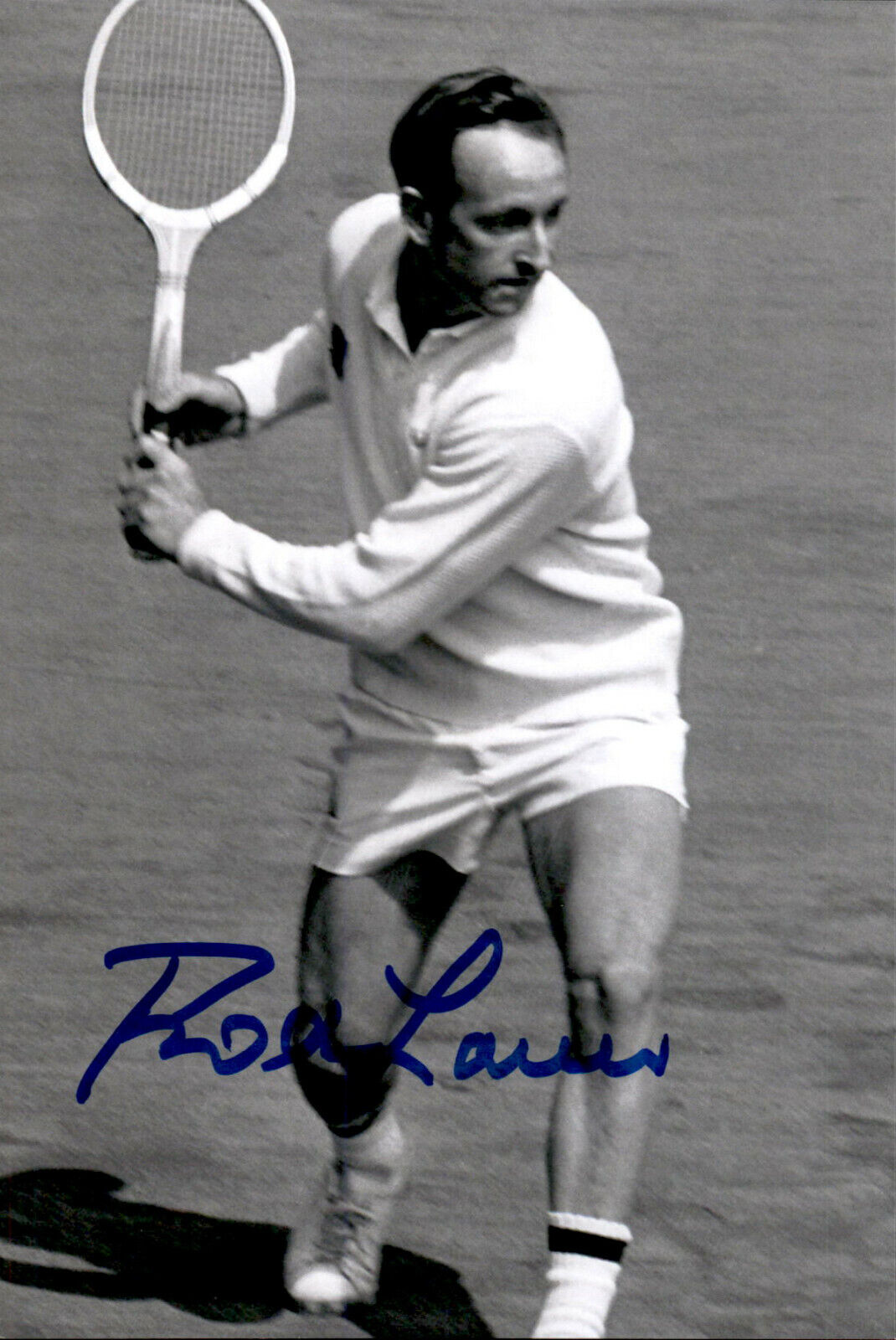 Rod Laver SIGNED autographed 4x6 Photo Poster painting TENNIS LEGEND