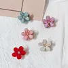 10PCS Colorful Crystal Flower Hair Claws