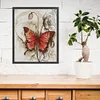 Butterfly-14CT Stamped Cross Stitch 38*45cm/14.96*17.72in