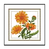 Flower-11CT Stamped Cross Stitch Kit(21*21cm)