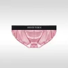 Men's Low-Rise Satin U-Shaped Pouch Breathable Briefs