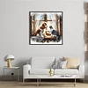 Dog Cat-11CT Stamped Cross Stitch 40*40cm/15.75*15.75in tapestrymarket