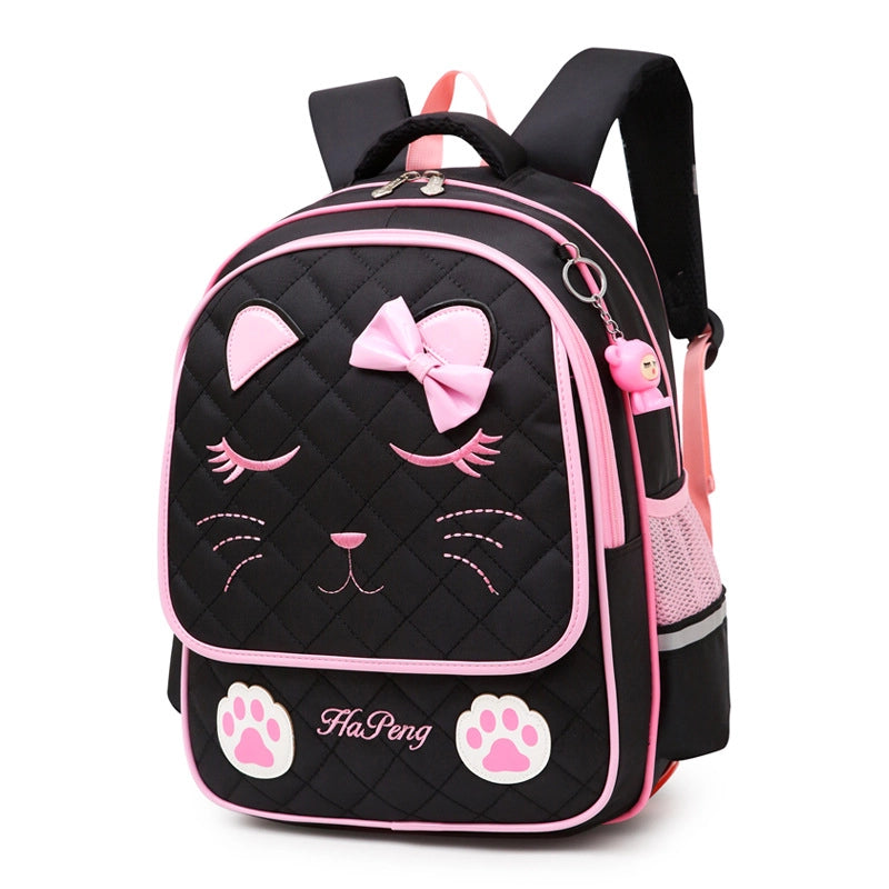 Waterproof Cartoon Solid Color School Daily Kids Backpack