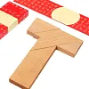 🧩Puzzle &eacute;ducatif en bois en forme de T