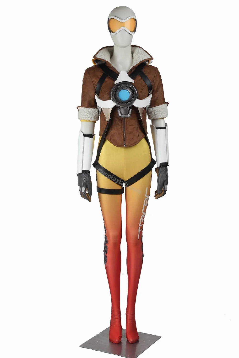 tracer outfit tracer overwatch costume halloween cosplay costume tracer Lena Oxton suit By CosplayLab