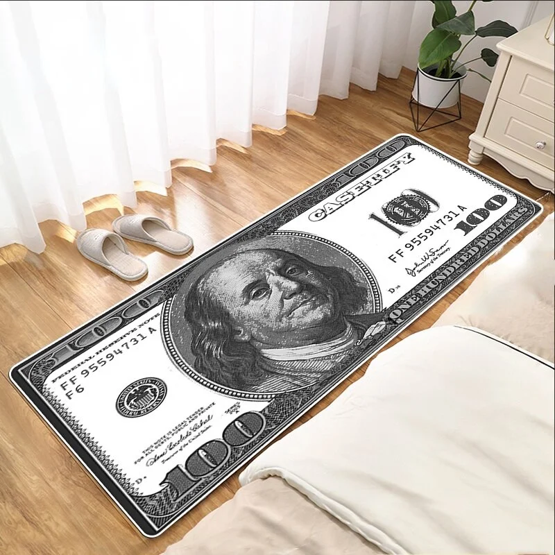 Athvotar Entrance Doormat Dollar Money Pattern Living Room Floor Rugs Home Decor Kitchen Absorbent Carpet Anti Slip Bathroom Mat 1127-0