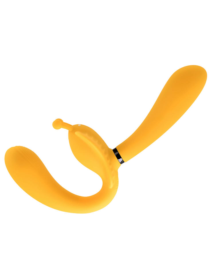 pornhint Pornhint The Monarch Vibrating Double Ended Strapless Strap-On