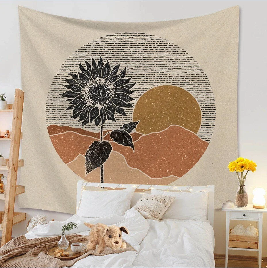 Abstract Painting Wall Hanging Tapestry Blanket Decoration Living Room Art Tapestry Carpet Boho Throw Towel Wall Hanging Macrame
