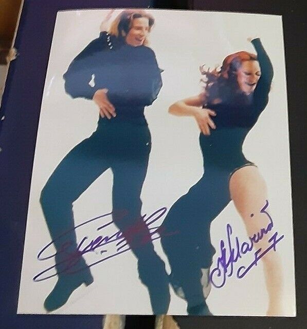 M Anissina G Peizerat Russian Olympic Gold Medal Ice Dancing SIGNED 8x10 Photo Poster painting