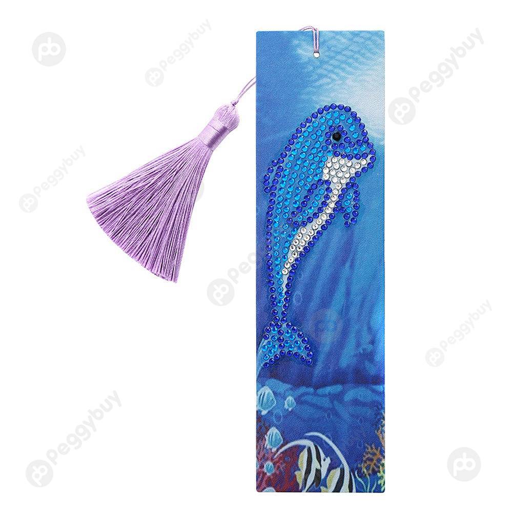 

Dolphin-DIY Creative Diamond Bookmark, 501 Original