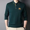Cotton embroidered polo shirt