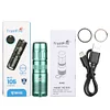 MINI-E Aeychain Flashlight 105 Lumens Brightness Rechargeable LED Flashlight Can Continuously Illuminate For 39 Hours