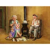 Old Couple-11CT Stamped Cross Stitch 40*30cm(Brand)