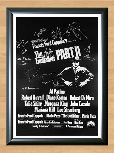 The Godfather Part II Cast Signed Autographed Photo Poster painting Poster Print Memorabilia A4 Size