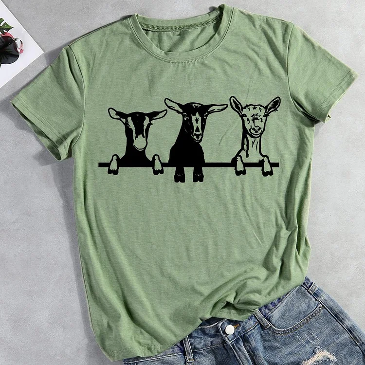 PSL - Funny farm goat T-Shirt Tee -012330