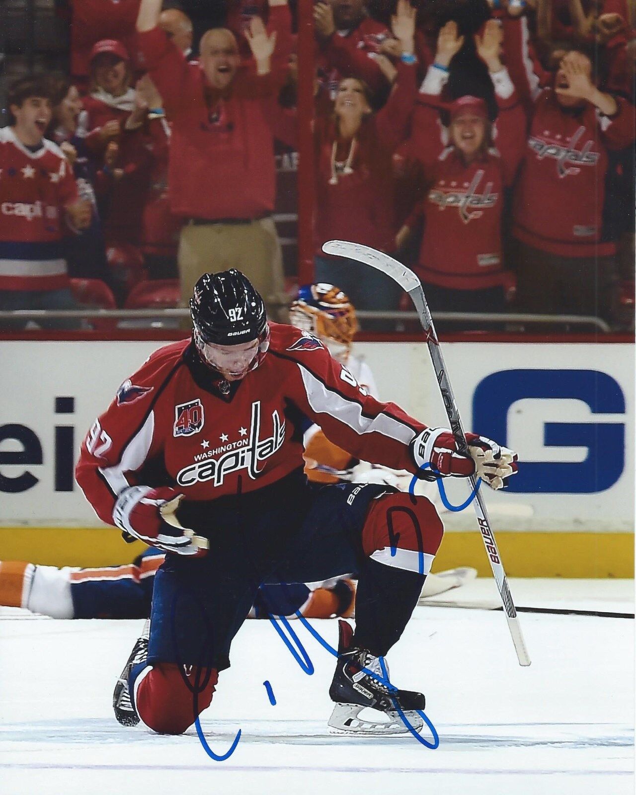 Evgeny Kuznetsov Signed 8x10 Photo Poster painting Washington Capitals Autographed COA B