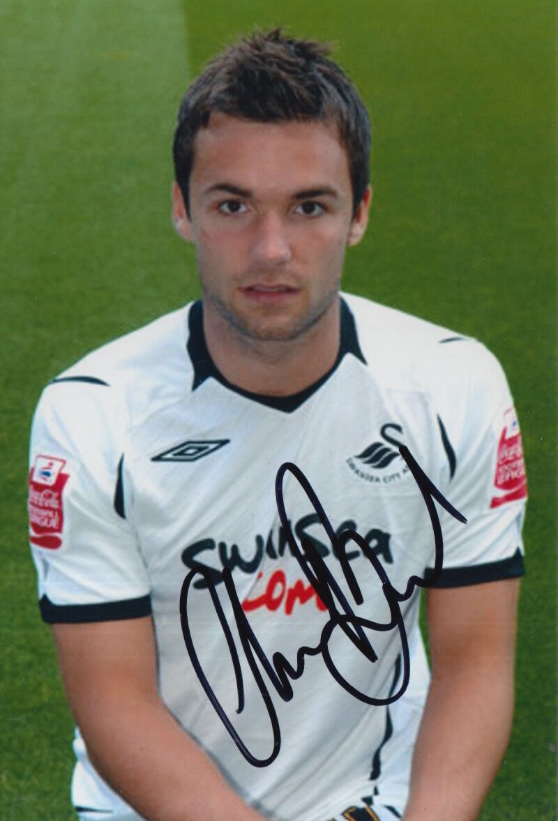 SWANSEA CITY HAND SIGNED CHAD BOND 6X4 Photo Poster painting 1.