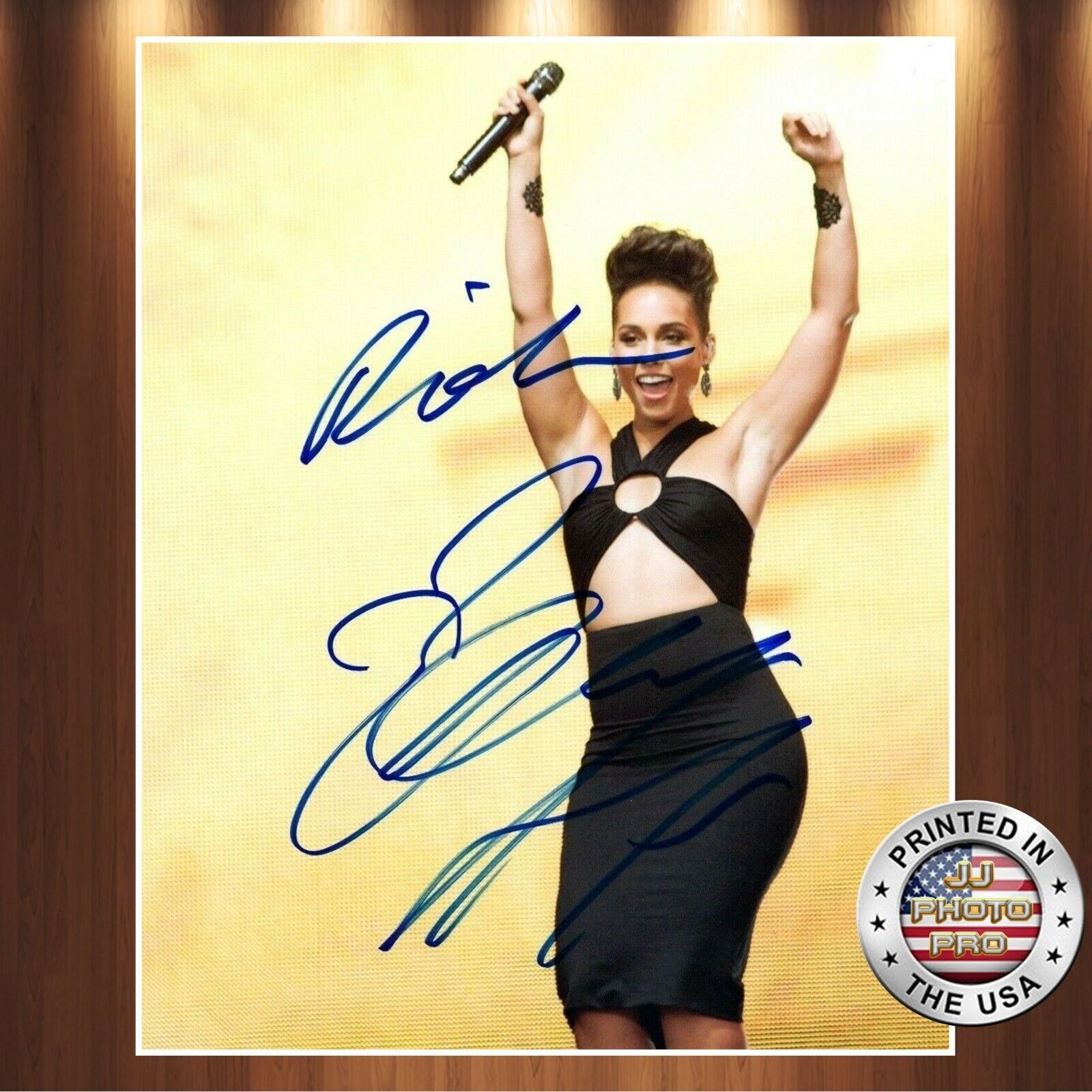 Alicia Keys Autographed Signed 8x10 Photo Poster painting REPRINT